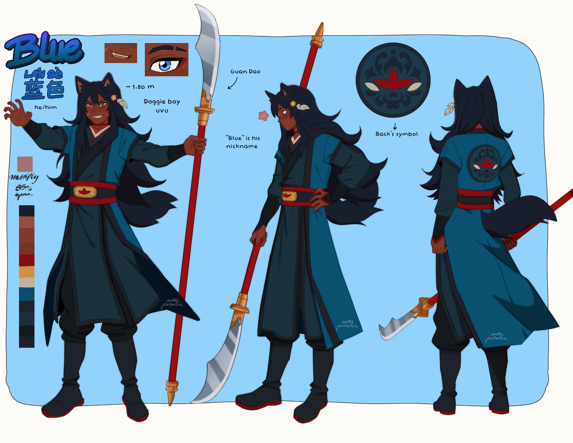 Blue (2024) - original character