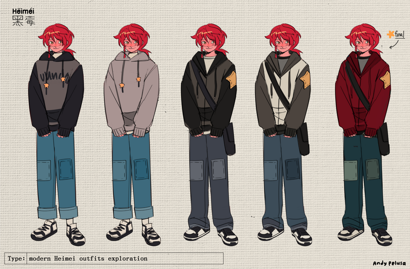 Modern Character Design for Heimei - 2025